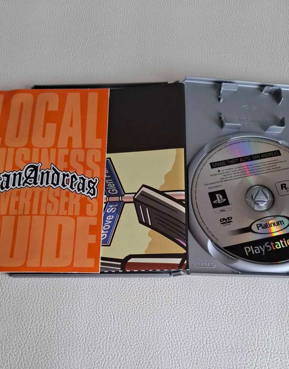 Grand Theft Auto :San Andreas Ps 2 Platinum