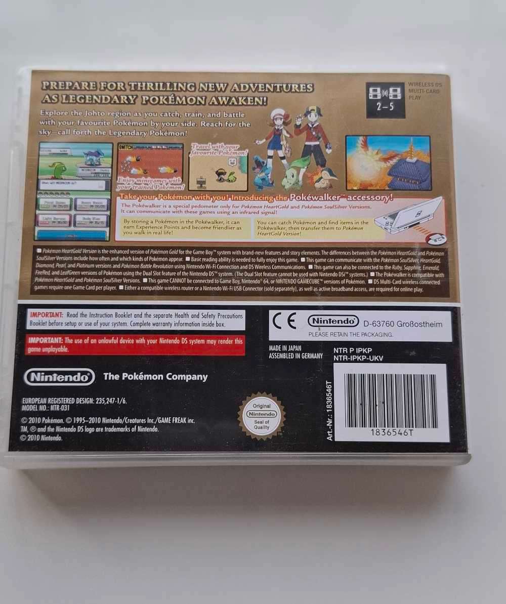 Pokémon HeartGold Version Nintendo Ds