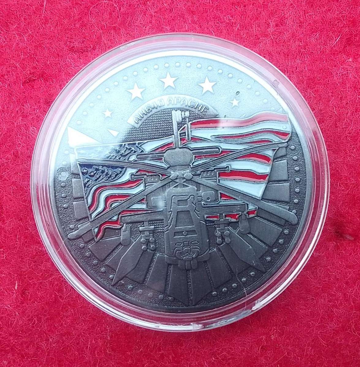 AH-64D Apache Helicopter Challenge coin