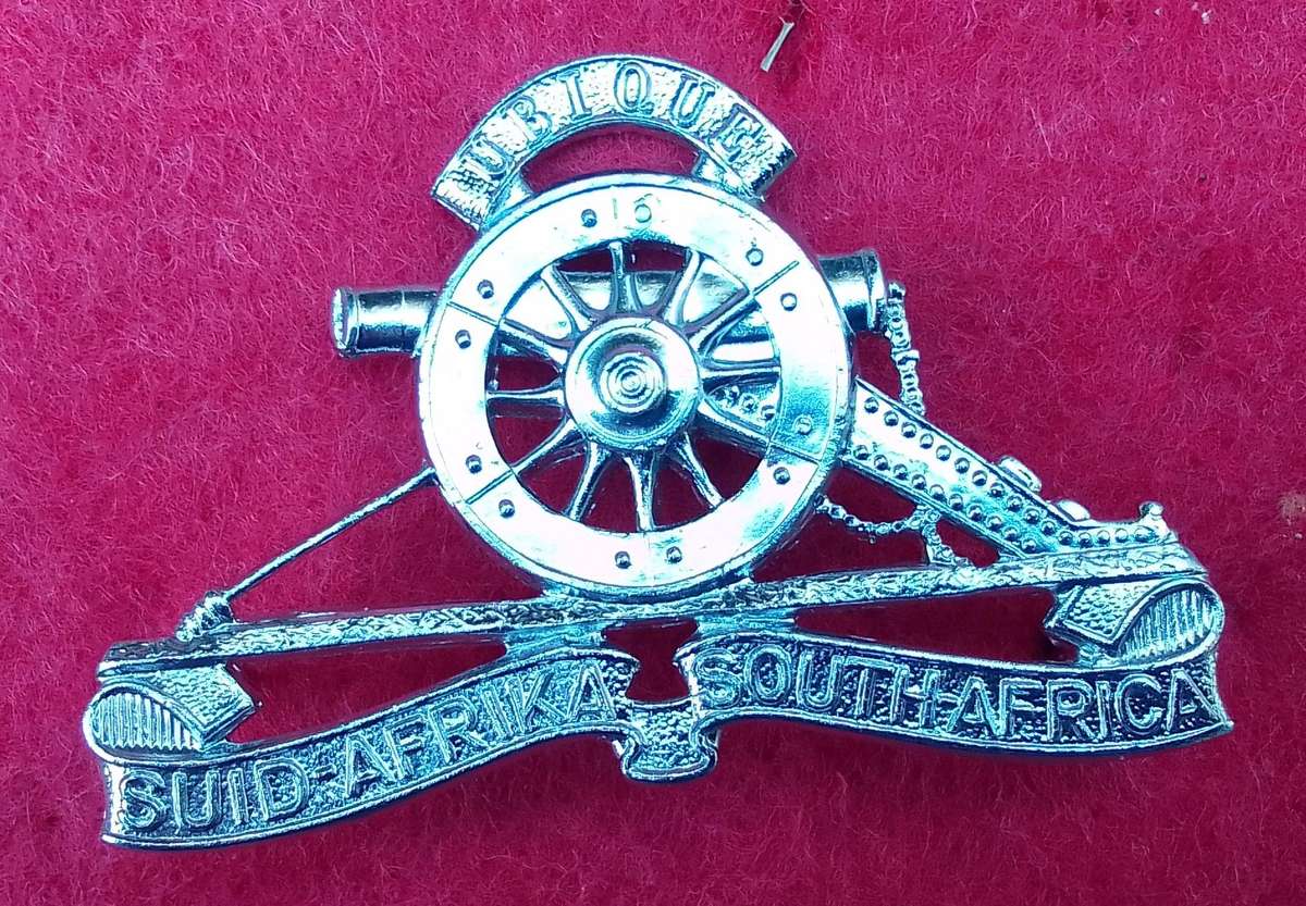SOUTH AFRICAN ARTILLERY CAP BADGE