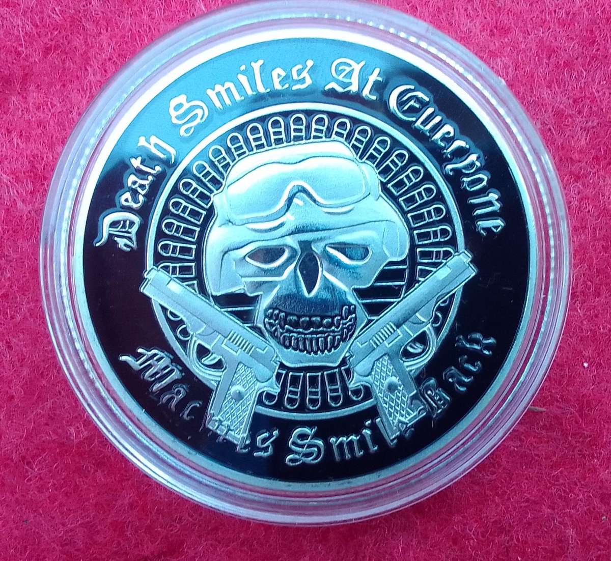 US Marine Corps Veterans Challenge coin ( silver )