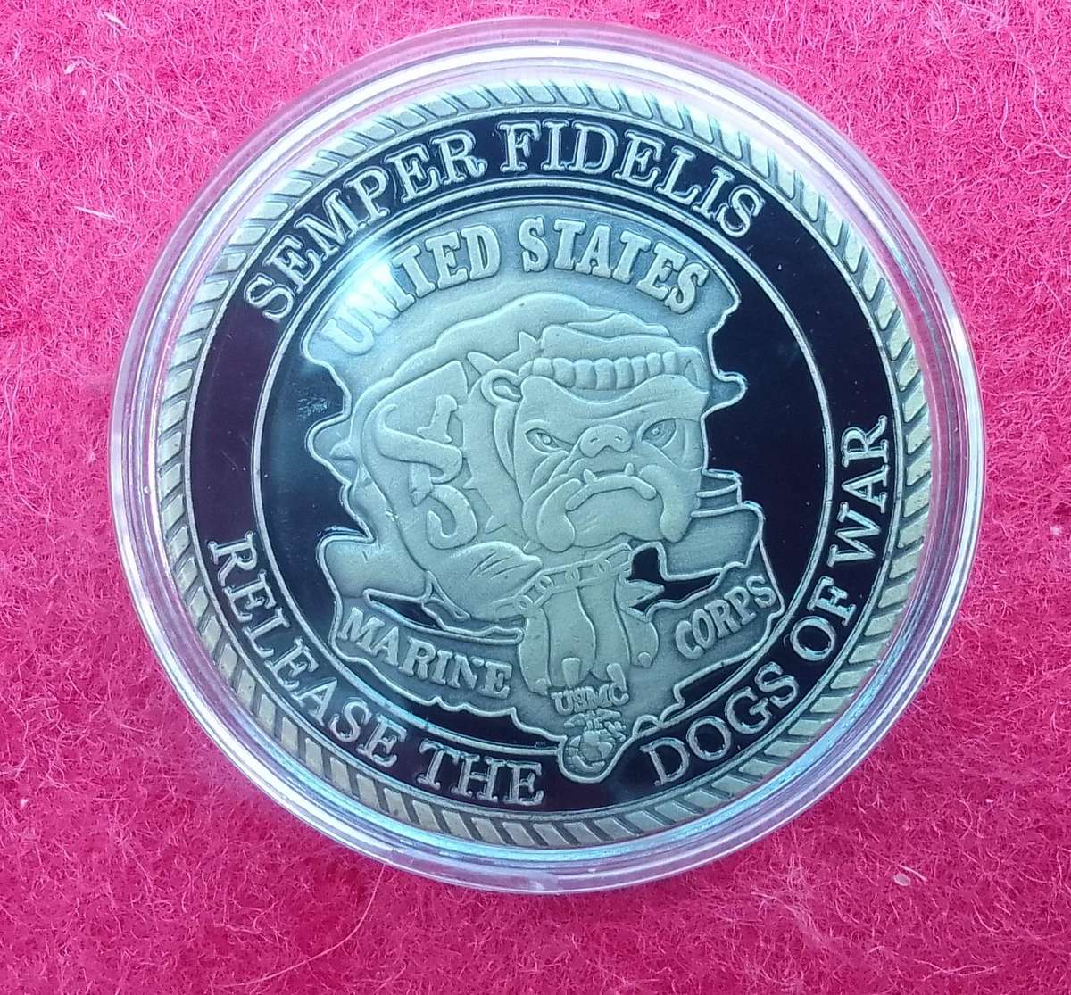 US Marine Corps ( Release the dogs of war ) challenge coin