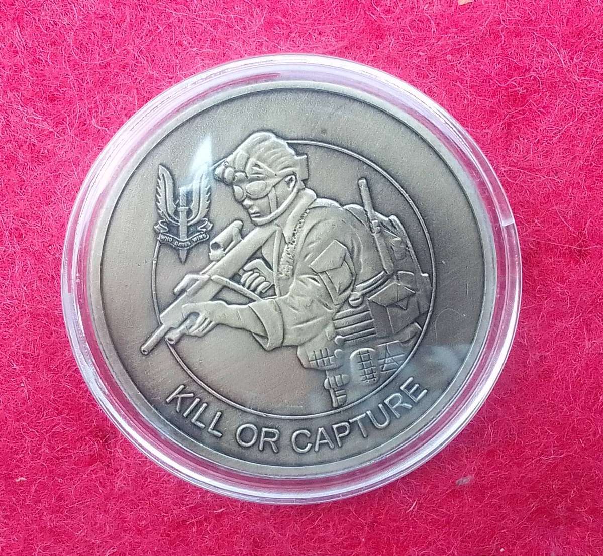 22 SAS Challenge coin