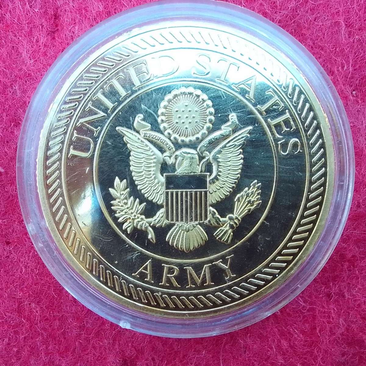 United States Army 10th Mountain Division challenge coin