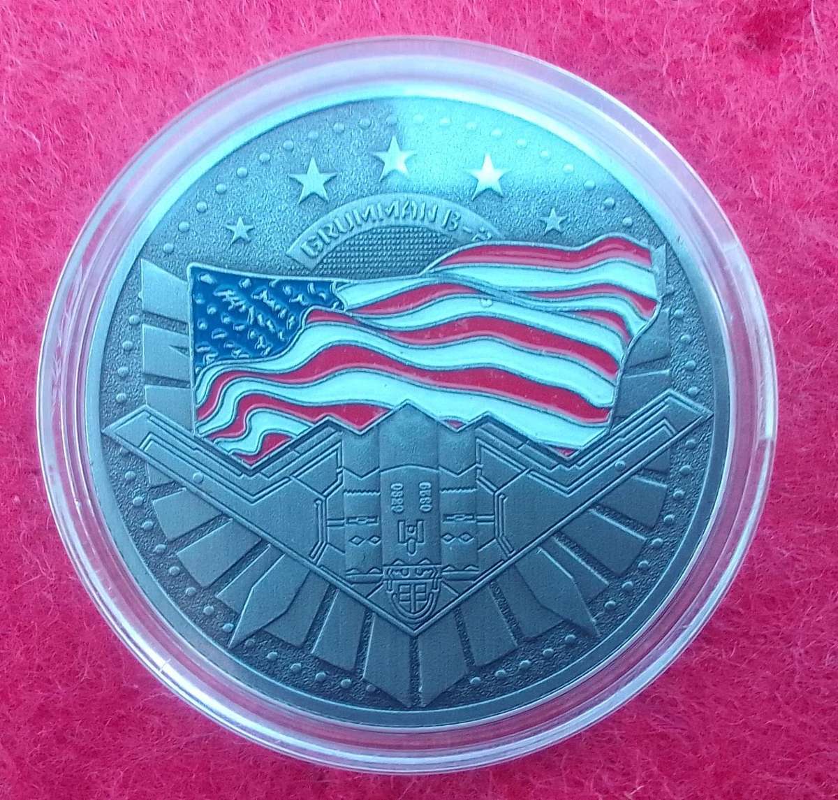 Grumman B -2 Bomber challenge coin