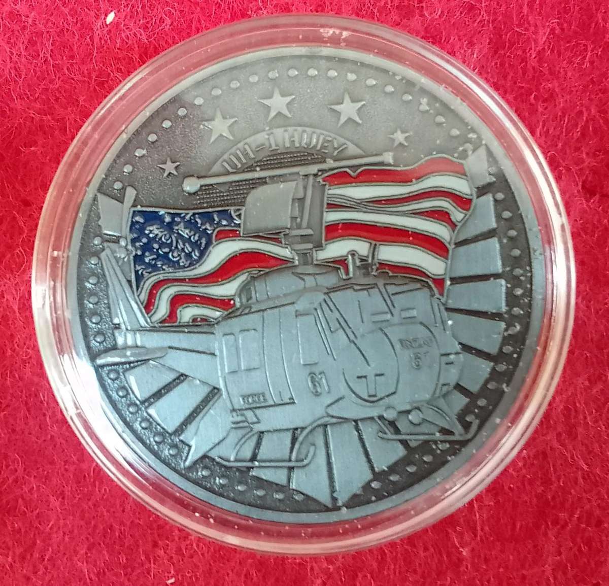 UH-1 Huey Helicopter challenge coin