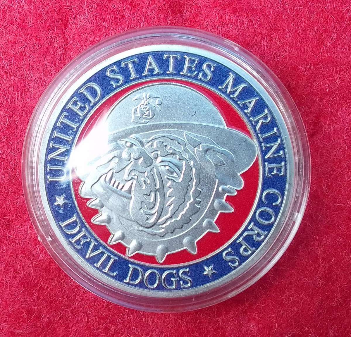 US MARINE CORPS - DEVIL DOG - CHALLENGE COIN