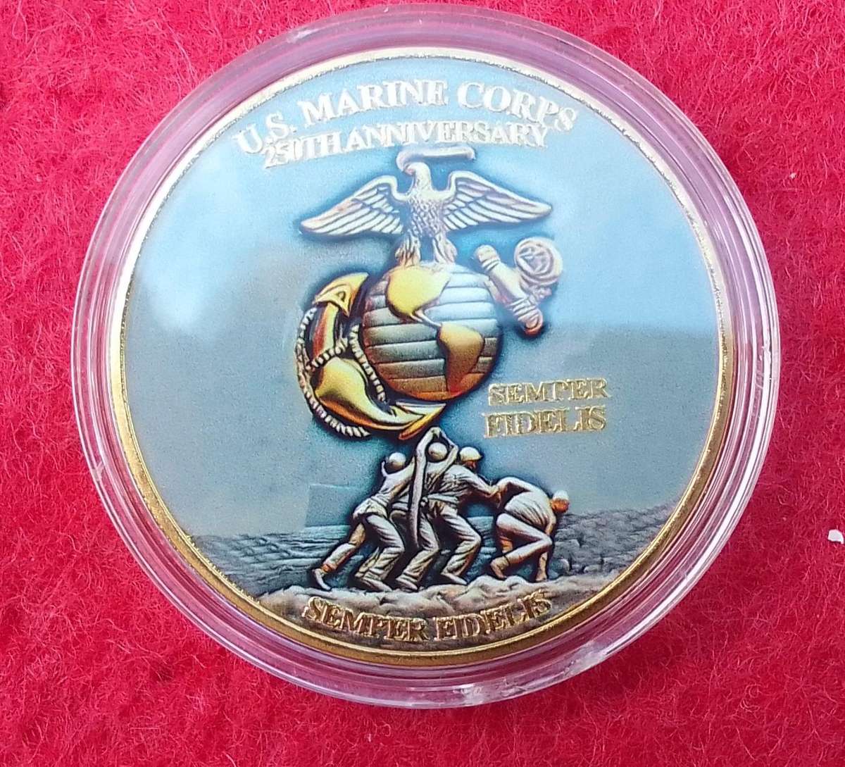 US MARINE CORPS - DEVIL DOG - CHALLENGE COIN