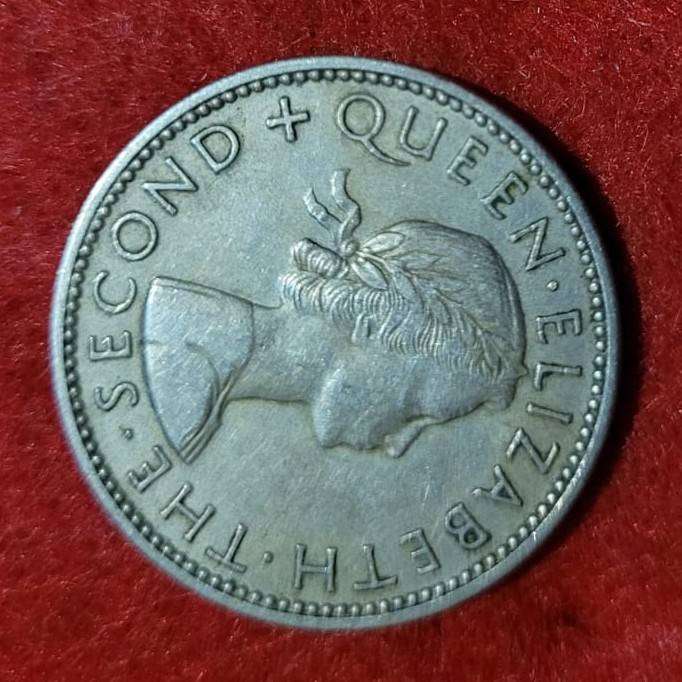 1957RHODESIA & NYASALAND 2 SHILLINGS
