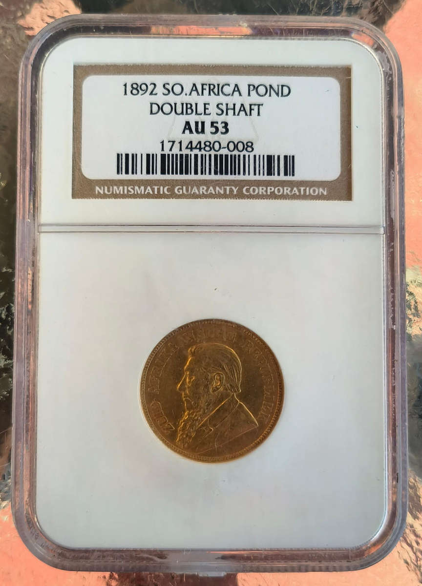 1892.!! Gold Kruger Pond!! R1 Start!! Ultra Rare Coin!!