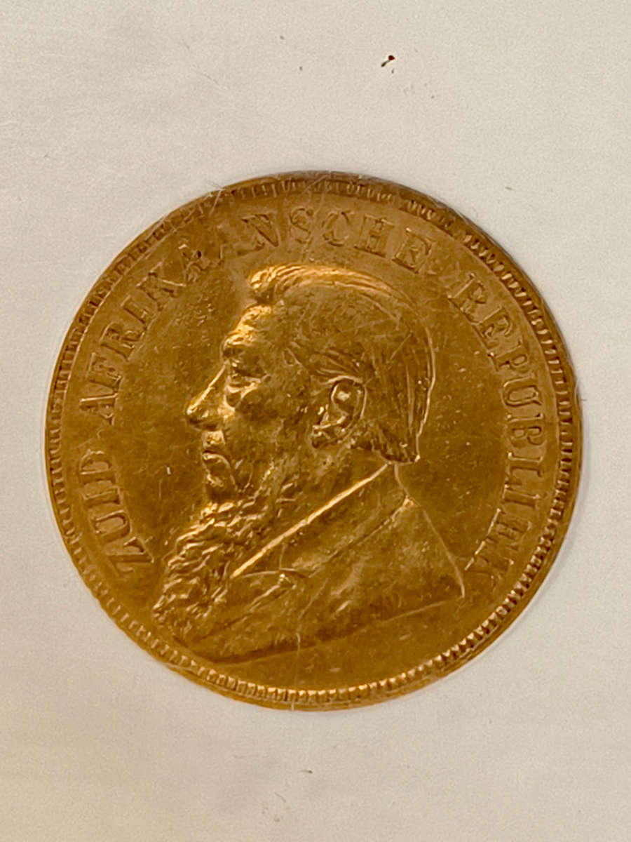 1892.!! Gold Kruger Pond!! R1 Start!! Ultra Rare Coin!!