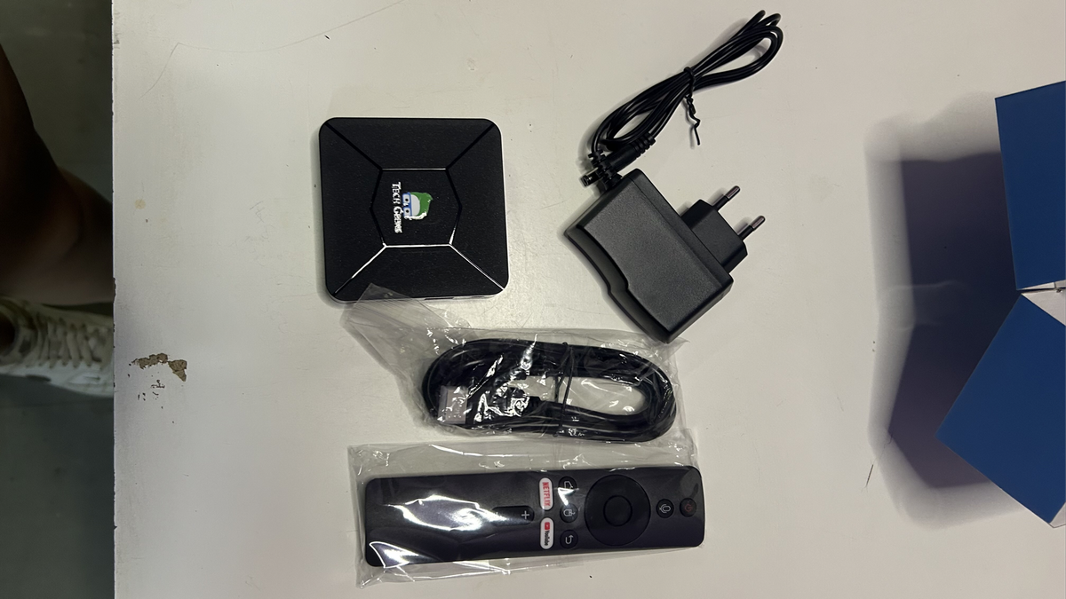 TV box with remote