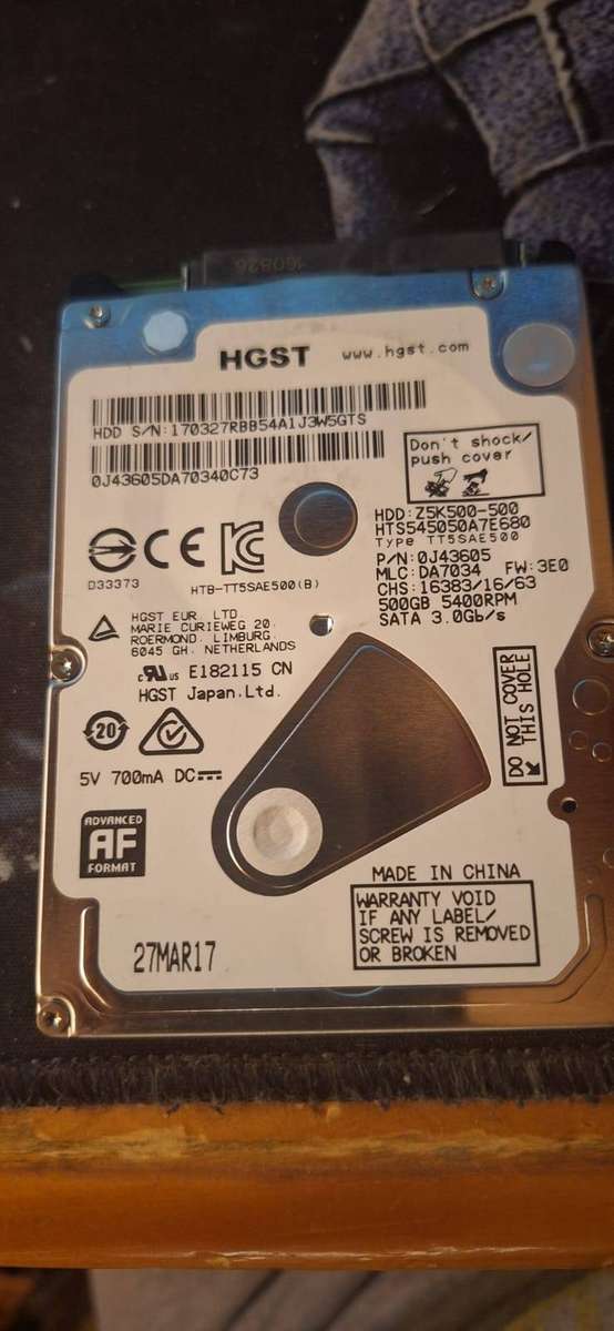 2.5"Hard drives