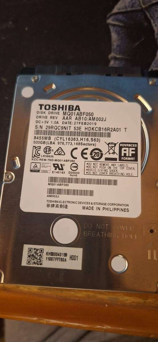2.5"Hard drives