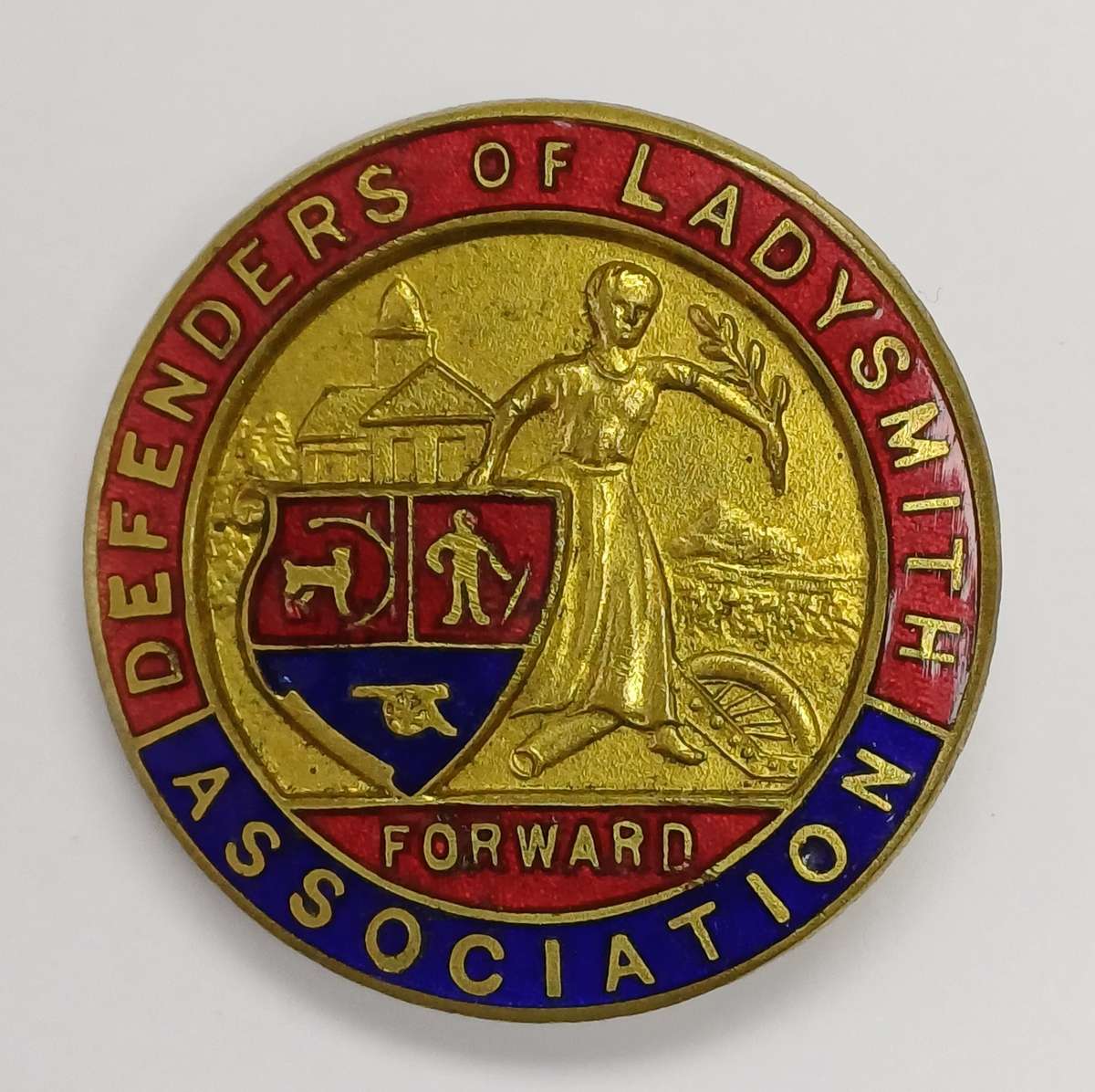 Rare Boer War Defenders of Ladysmith Association Badge