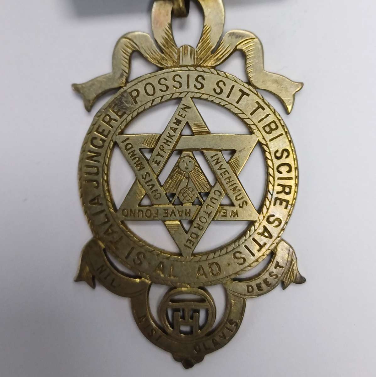 Vintage (1924) Silver Masonic Royal Arch Jewel (G Kenning and Sons)