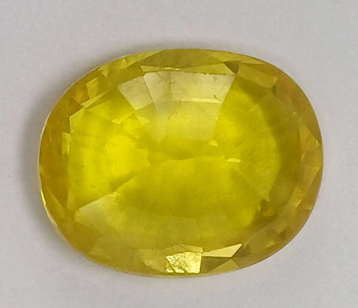 Lovely Natural 5ct Loose Graded Yellow Sapphire