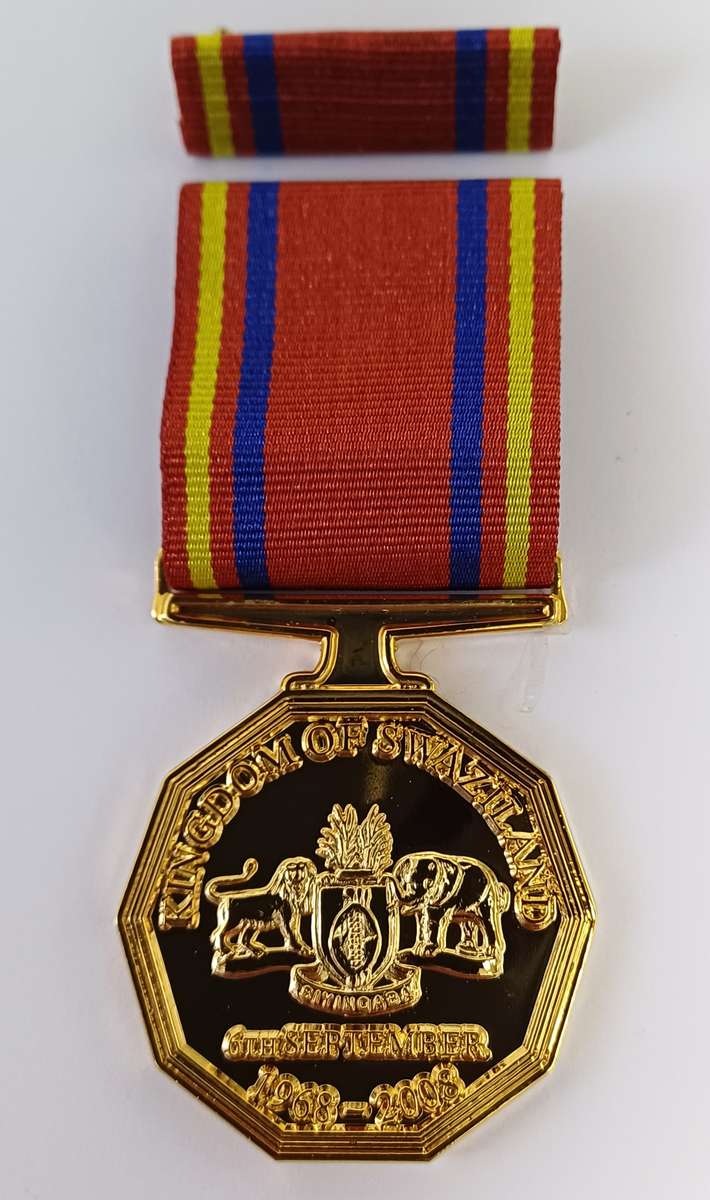 Kingdom of Swaziland (Eswatini) 40 Years of Independence Medal (1968 - 2008)
