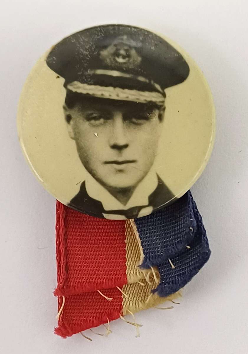 Rare 1925 Visit of Prince Edward to South Africa Portrait Tinnie