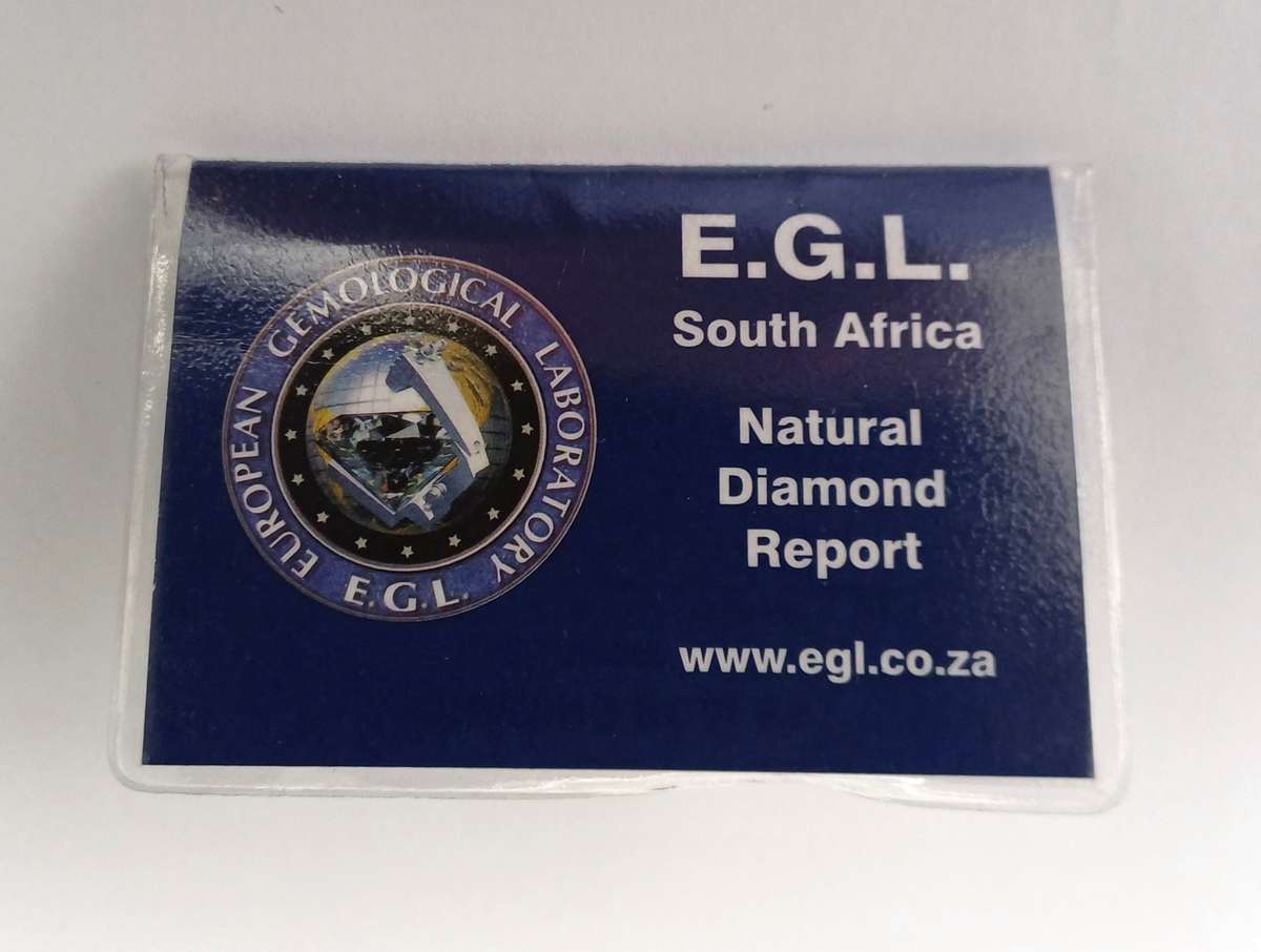 Graded 0.364ct Round Brilliant Diamond VS1 Colour L