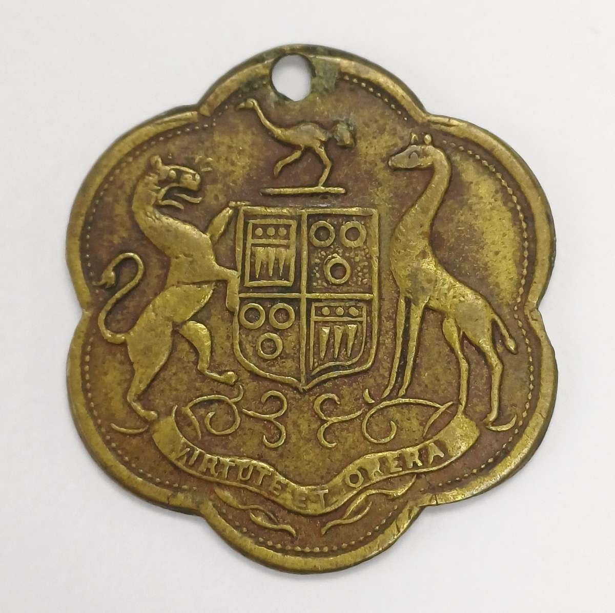 Grahamstown early licence disc, 1883 N0 394