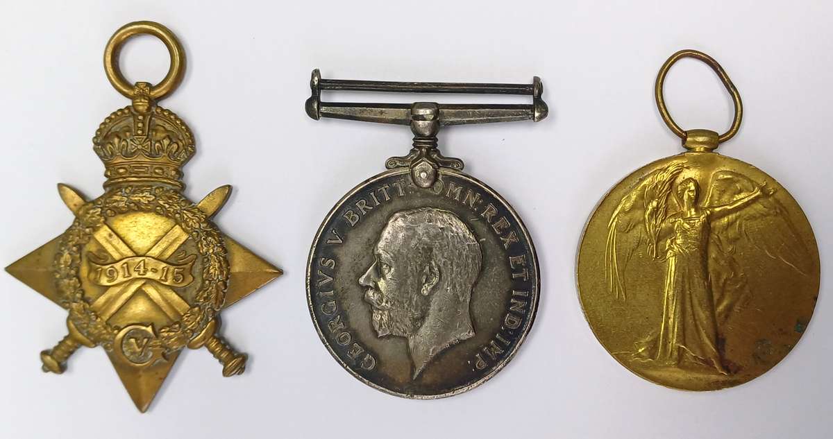 WW1 Trio Burg W.W.J. Greyling 20ste B.S.