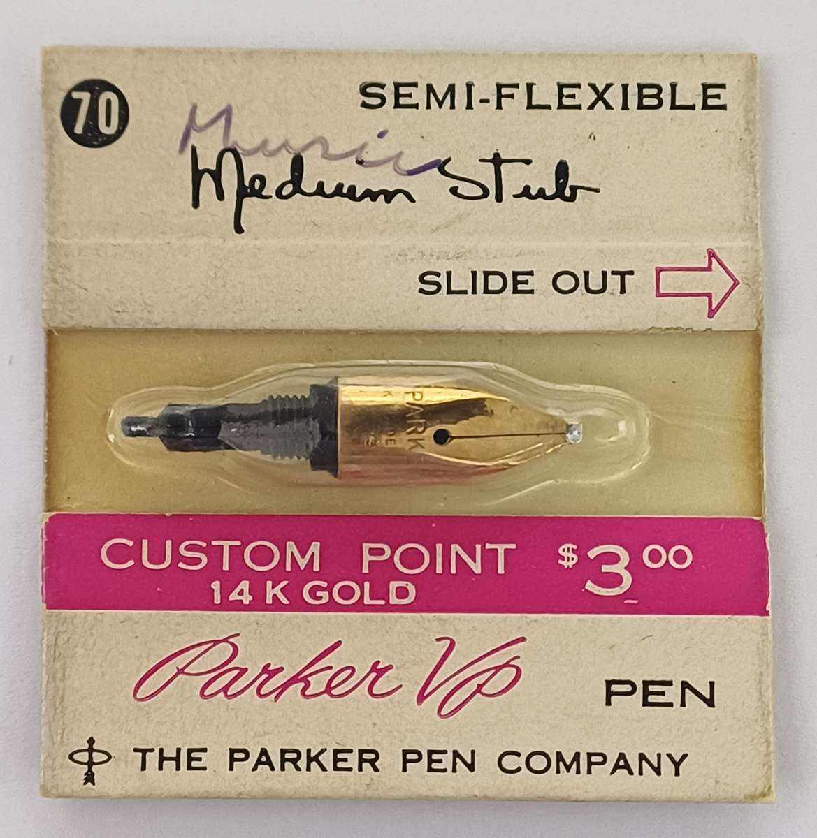 Vintage Parker VP Fountain Pen 14ct Nib 70