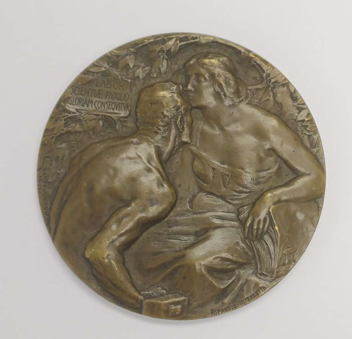 Milan 1906 International Exhibition Medal By Giannino Castiglioni