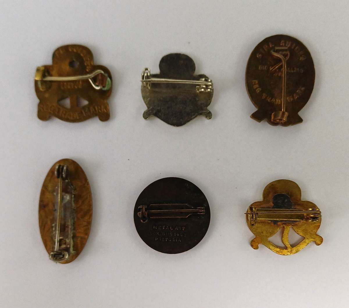 Vintage Girl Guides Badges x 6