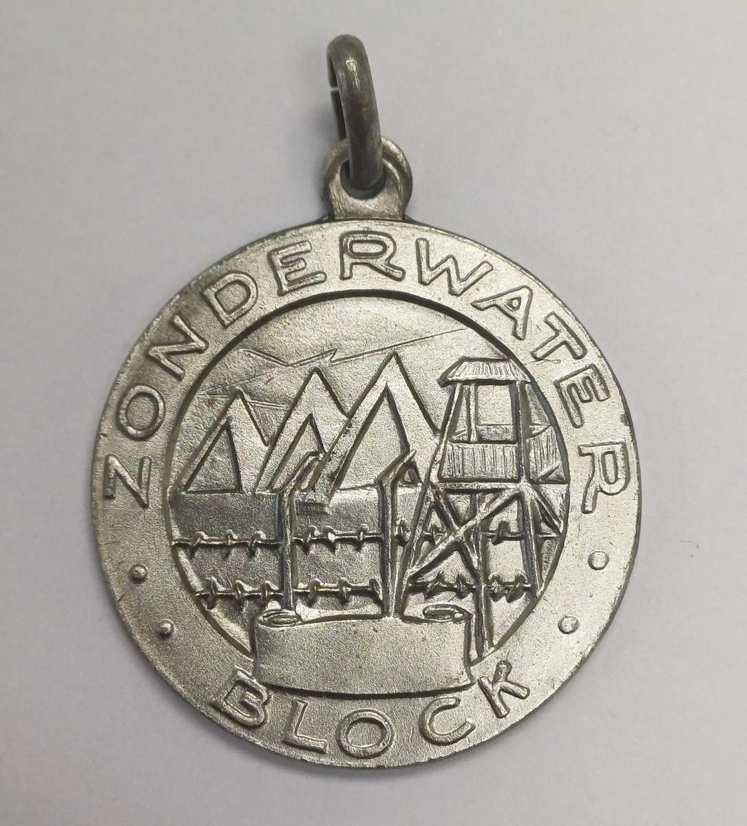 WWII Zonderwater (South Africa) Italian POW Camp Medallion 800 Silver