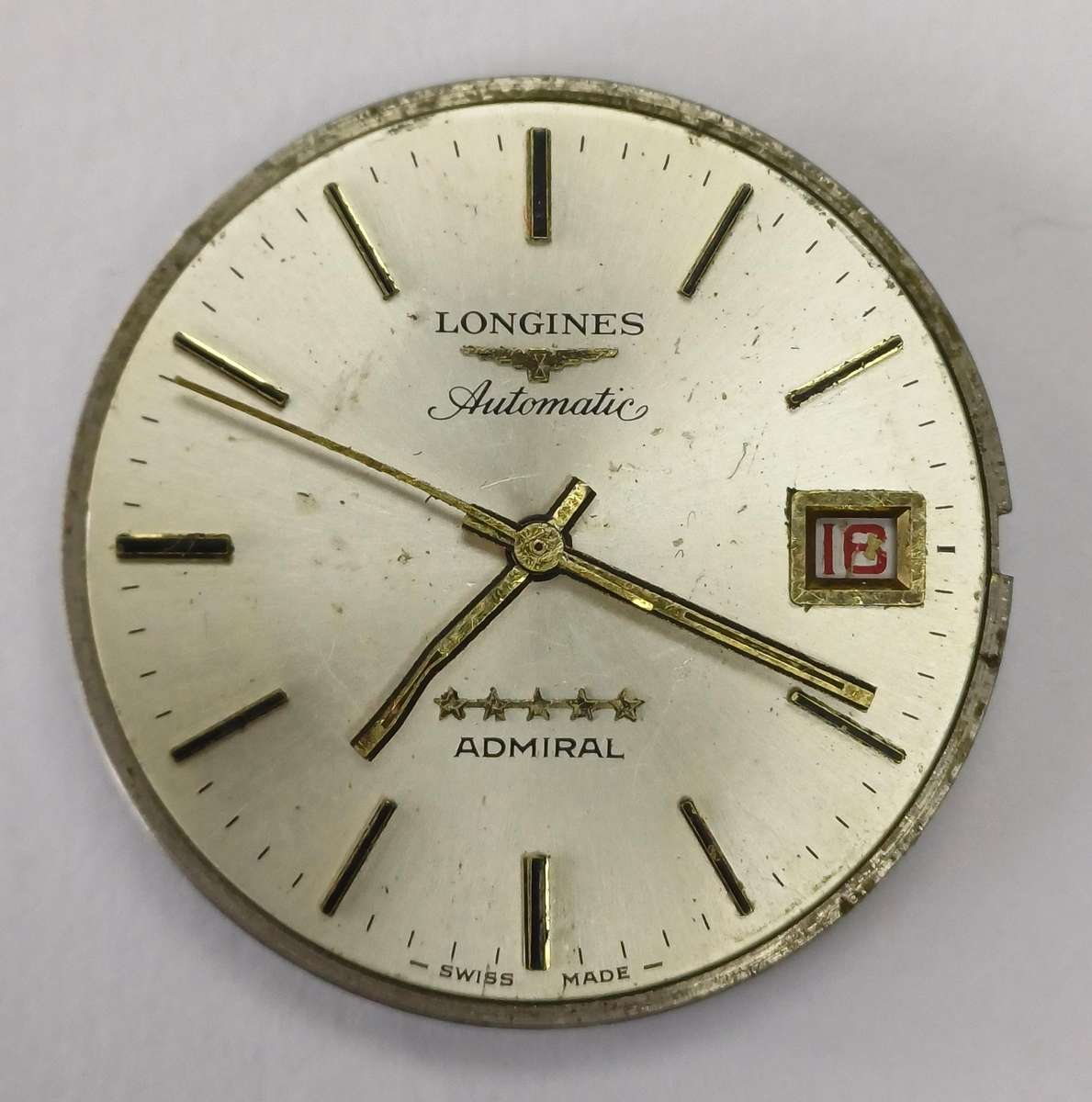 Longines Automatic Admiral Watch - Not in Working Order - For Spares and Repairs