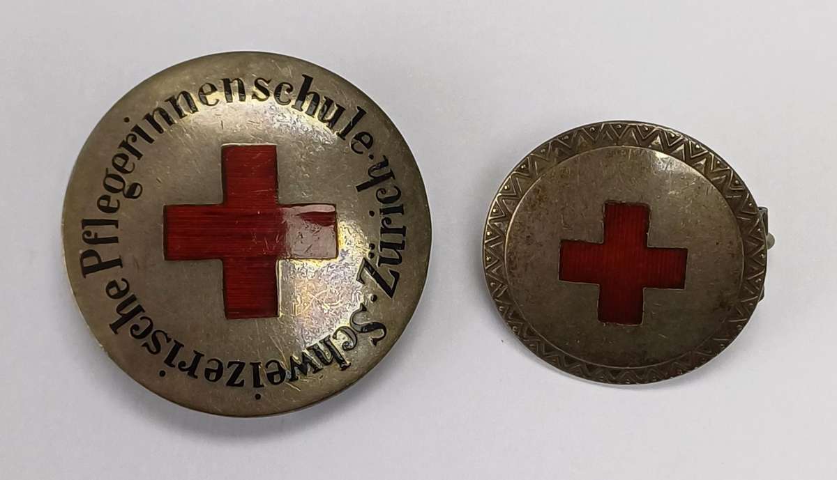 WWII Period Swiss Zurich School Badges (800) Silver