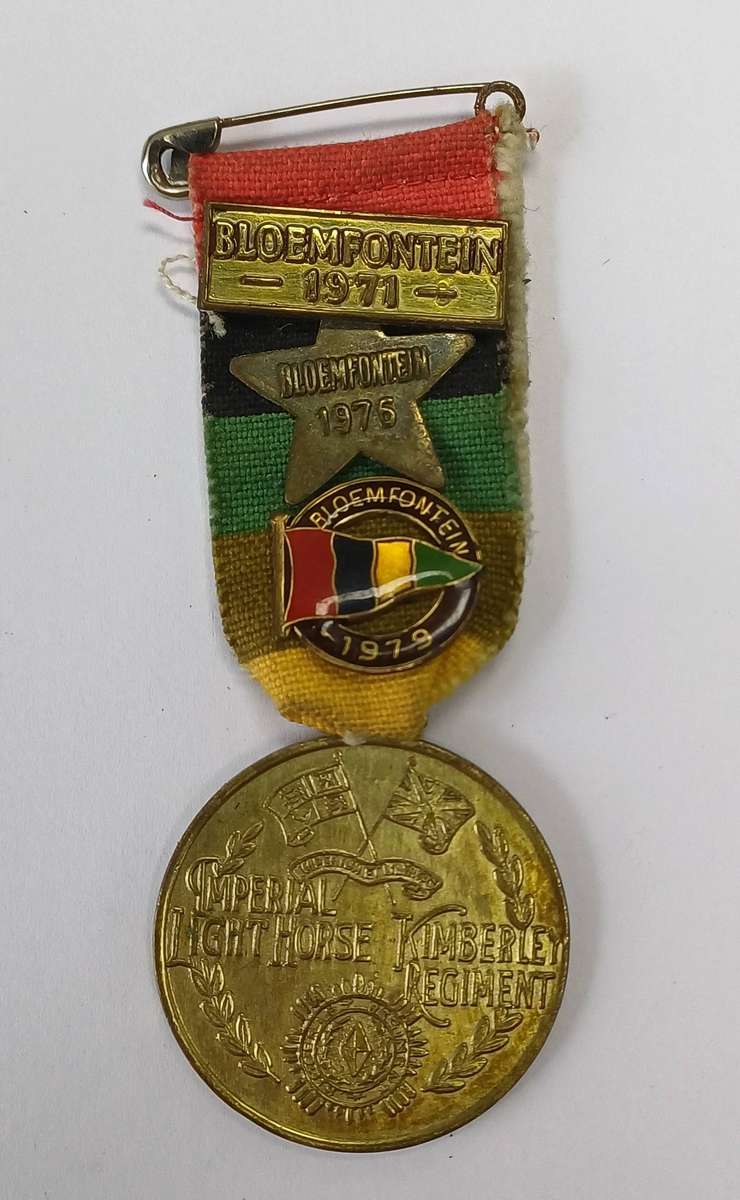 Imperial Light Horse Reunion Medal 1965 + Subsequent Reunion Clasps