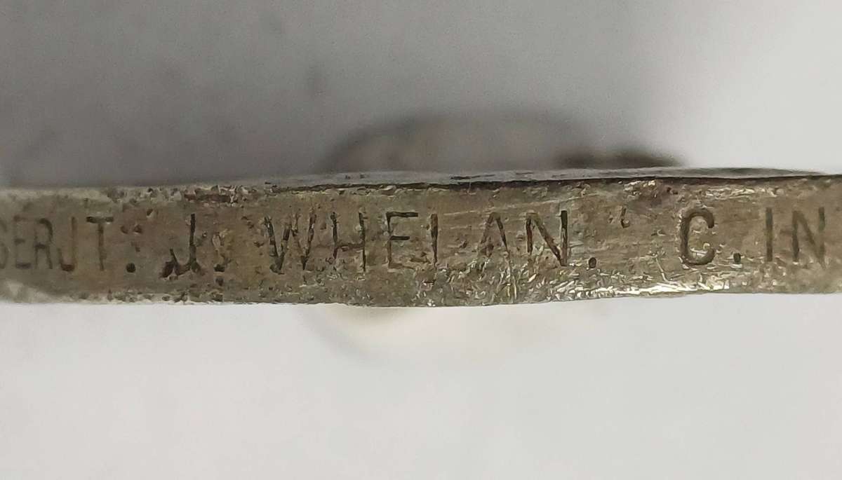 QSA 22370 Sergt J. Whelan C. In. C. Bdygd., suspender broken