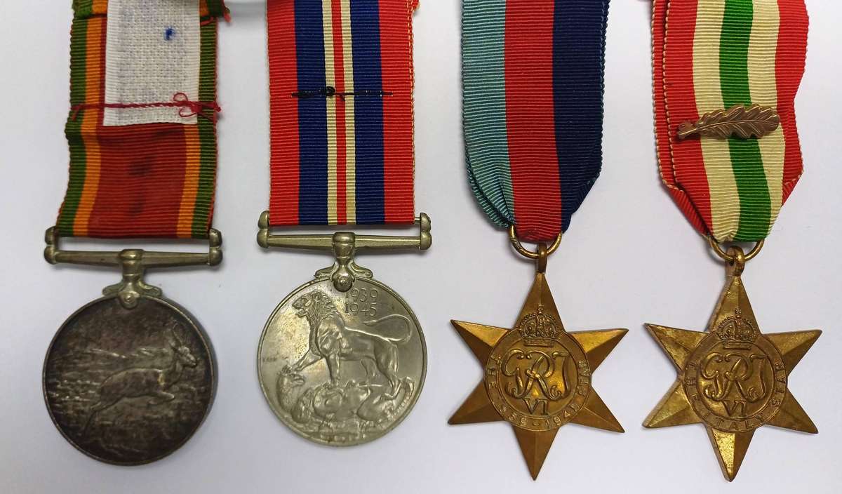 WWII Medal Group 16385 B. G. Fish (Mentioned in Dispatches)
