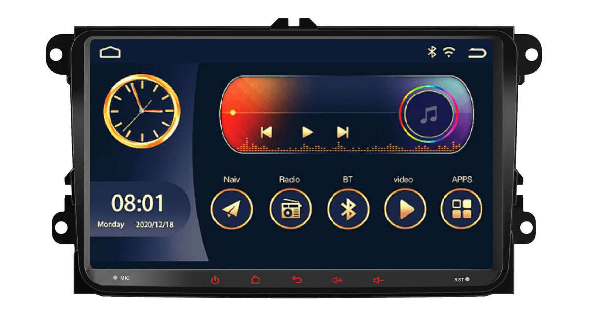 Blackspider BSVW9A Golf 5/6 Wireless Apple CarPlay Android Auto Radio FREE CAM