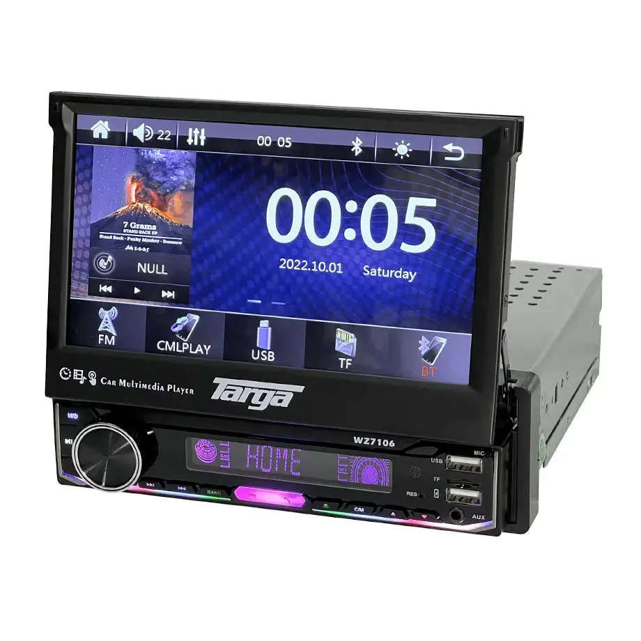 Targa TID-MAN7CPAA 7" In-Dash Car Radio Media System with Android/Carplay