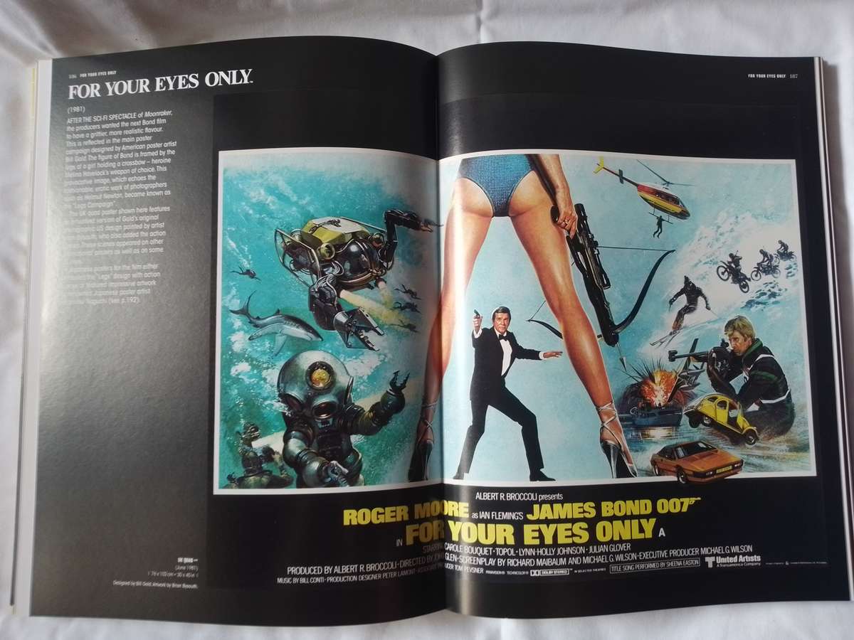 James Bond 50 Years of Movie Posters Book by DK Hardcover 2012