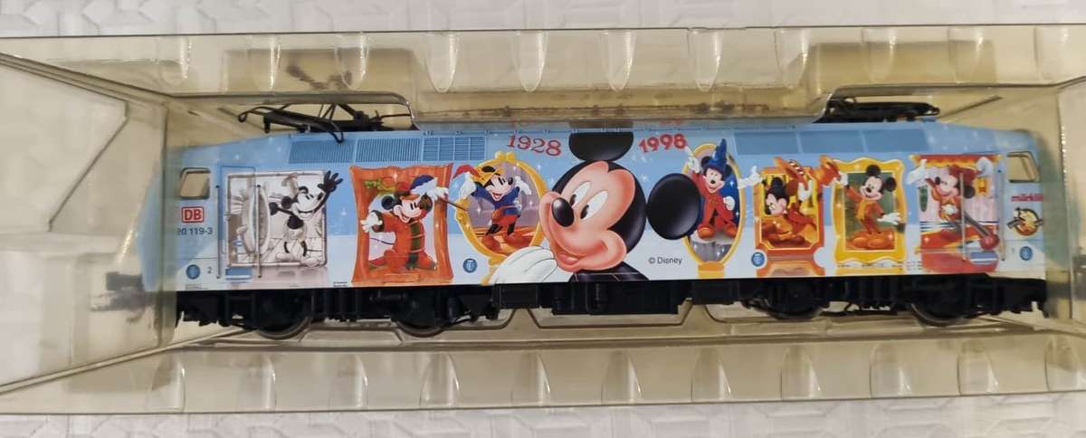Limited edition. Märklin 37535 Digital HO: Locomotive BR 120 'Mickey Mouse' anniversary 1928-1998.