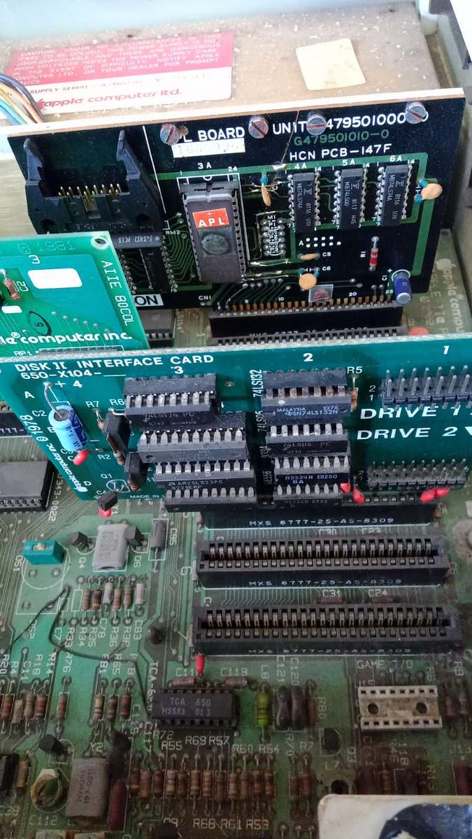 Apple IIe vintage computer