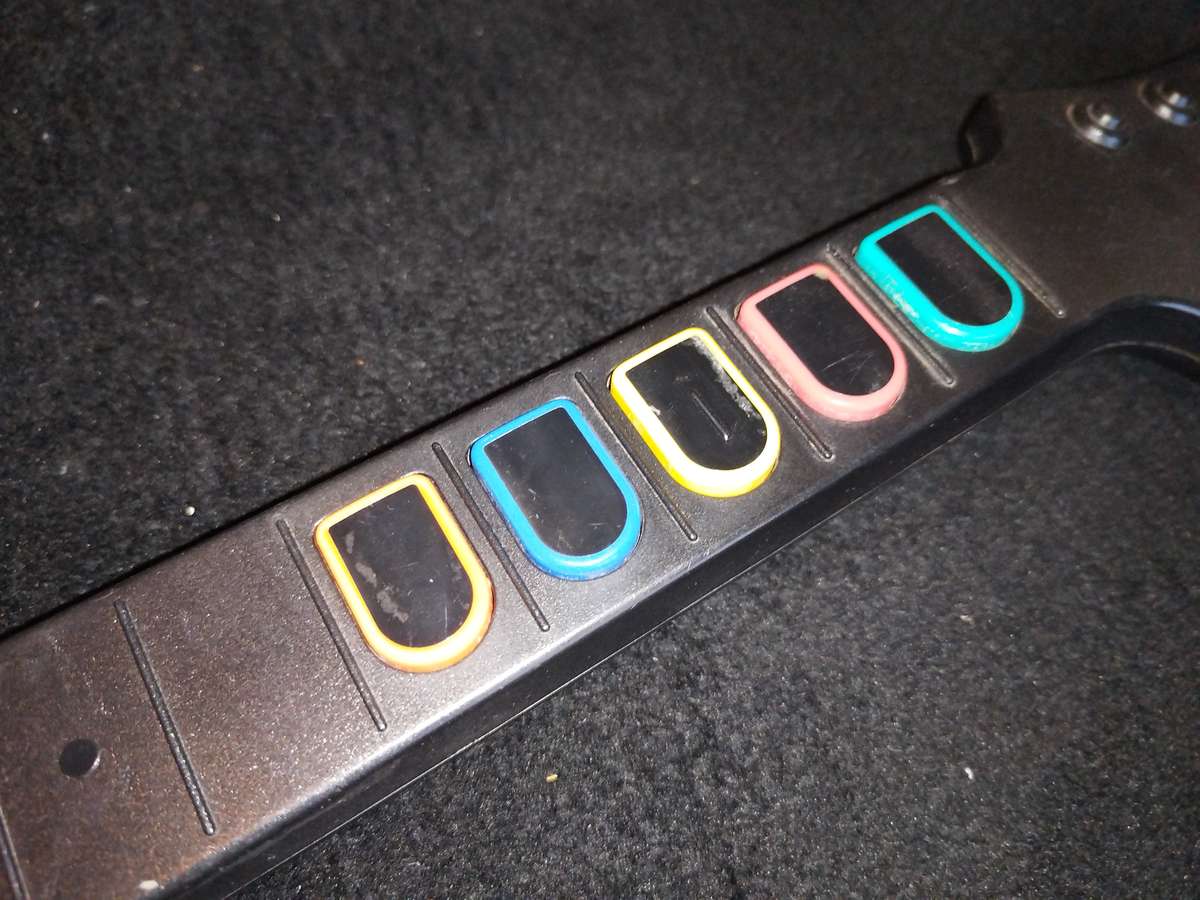 Nintendo wii guitar hero guitar