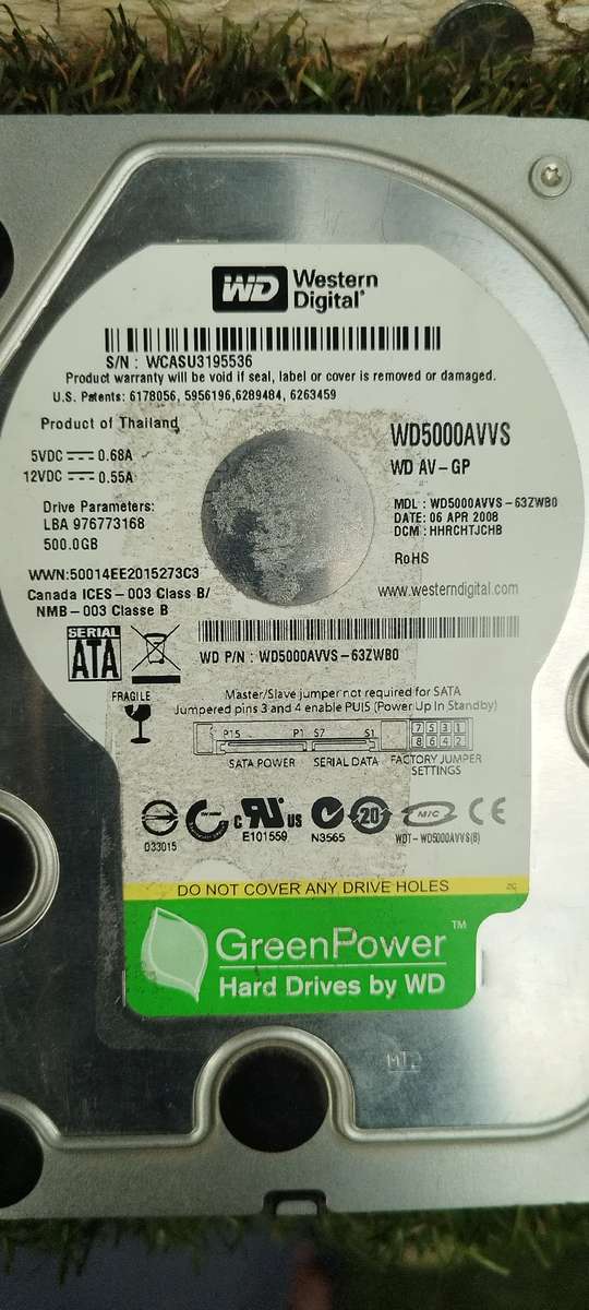 Lot of Three 3.5 Sata drives (working)