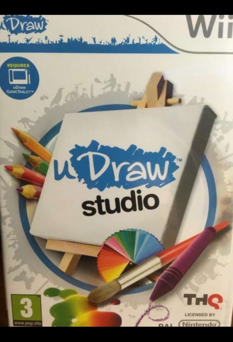 Wii U-Draw Game Tablet + U-Draw Game