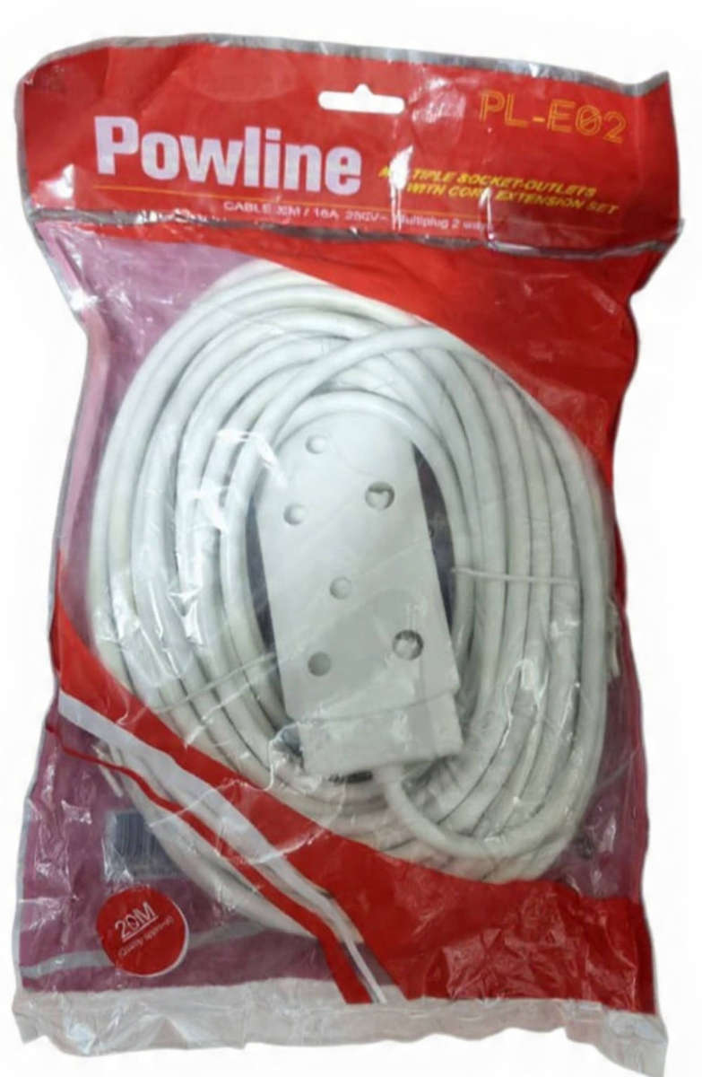 20METER Extension Cable ReelPowline