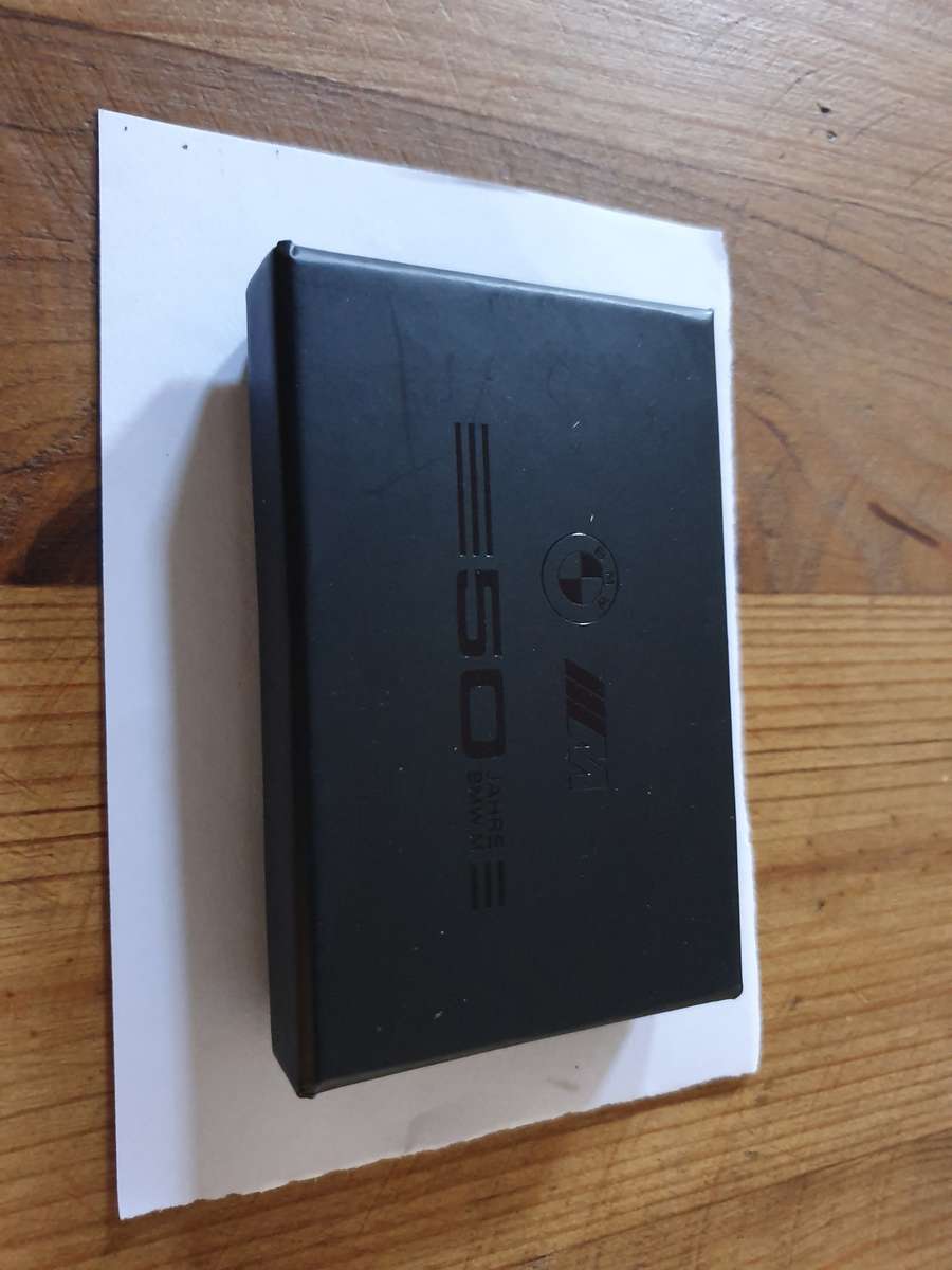 BMW M 50th Anniversary Logo Magnetic Pin Badge - Reduced to clear!