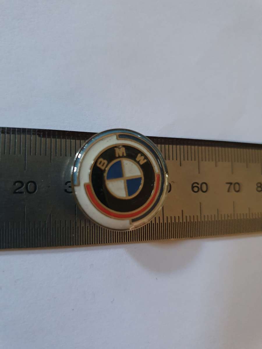 BMW M 50th Anniversary Logo Magnetic Pin Badge - Reduced to clear!