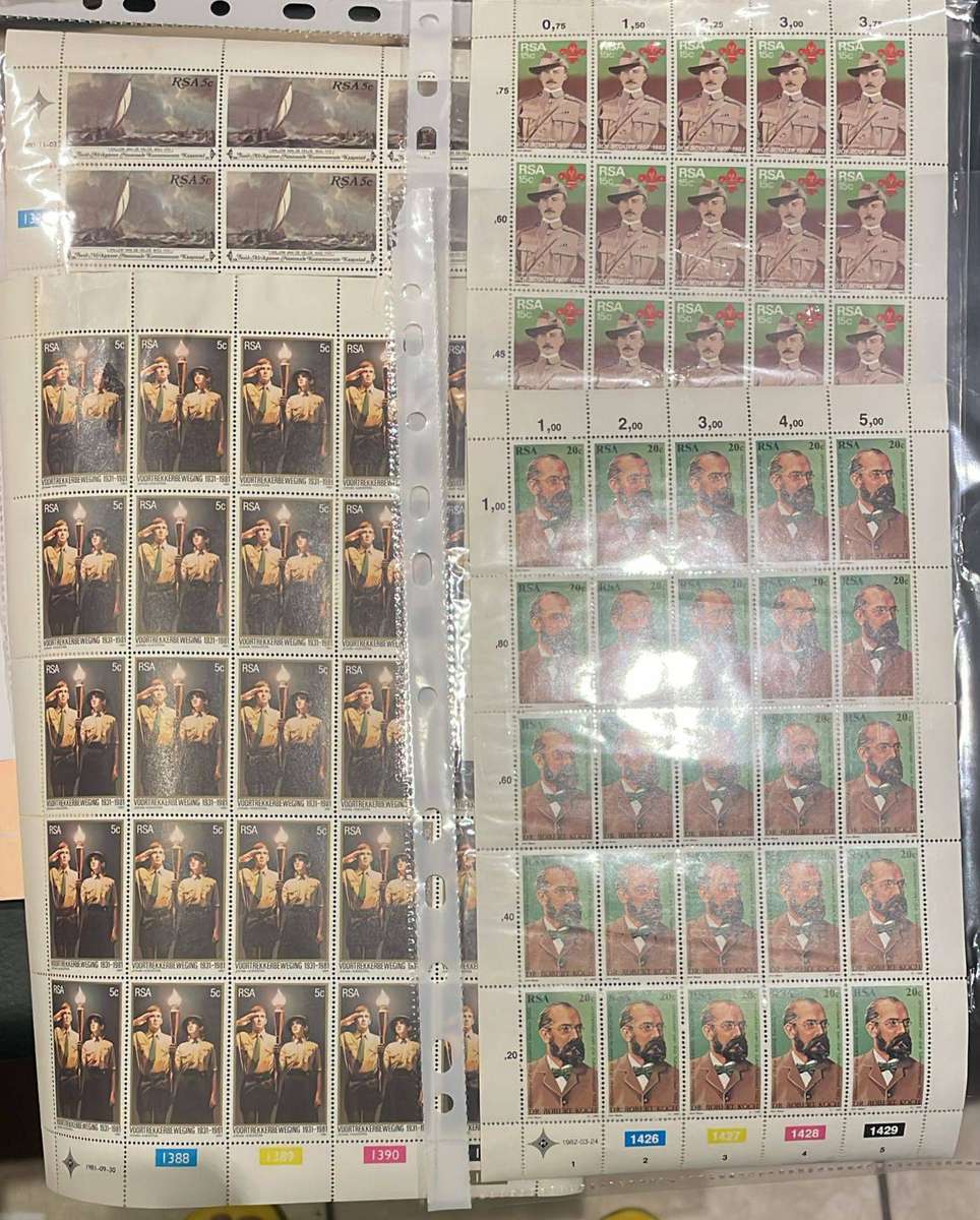 RSA 30 FULL SHEETS AS PER IMAGES VF CONDITION