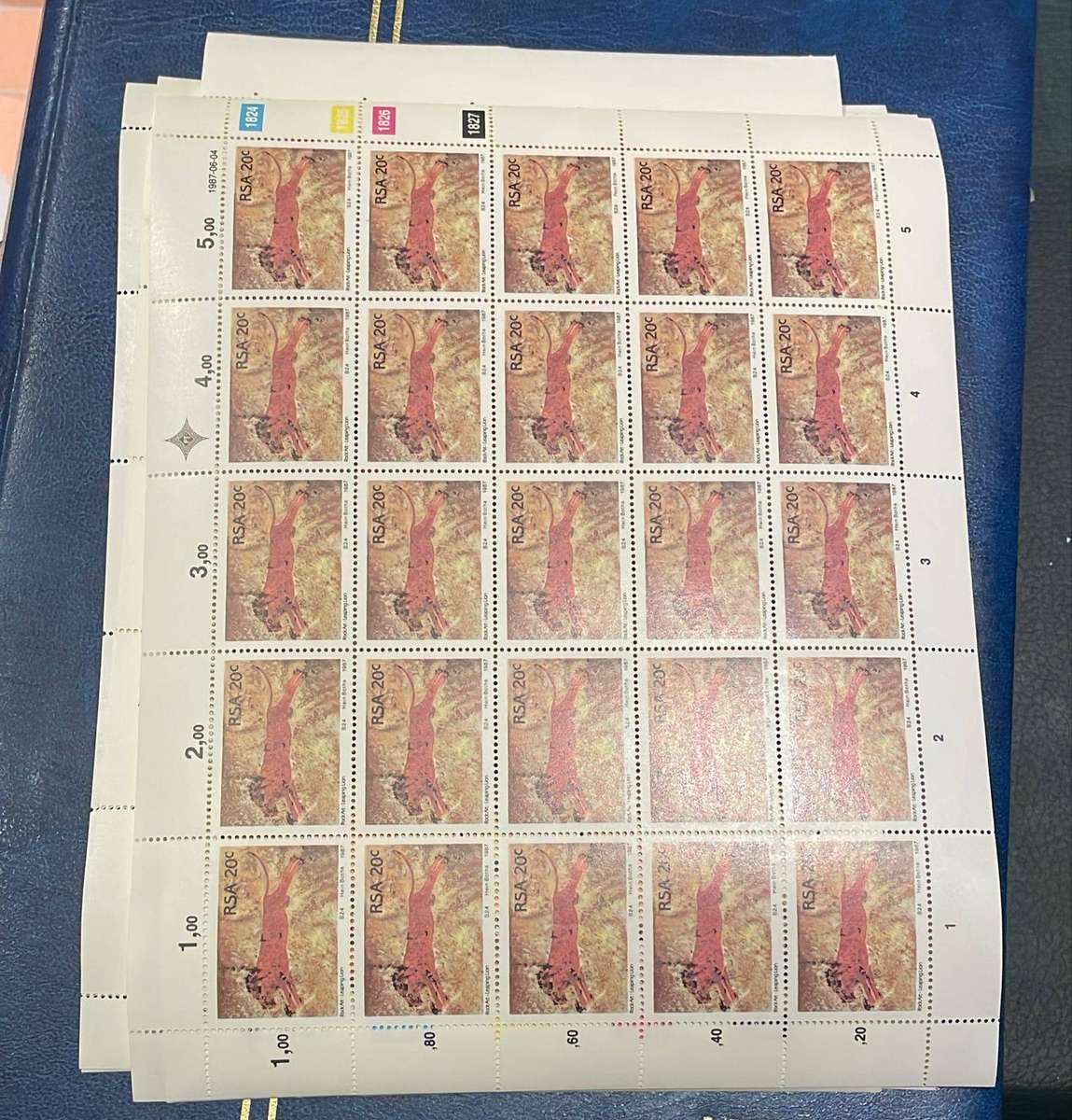RSA 30 FULL SHEETS AS PER IMAGES VF CONDITION
