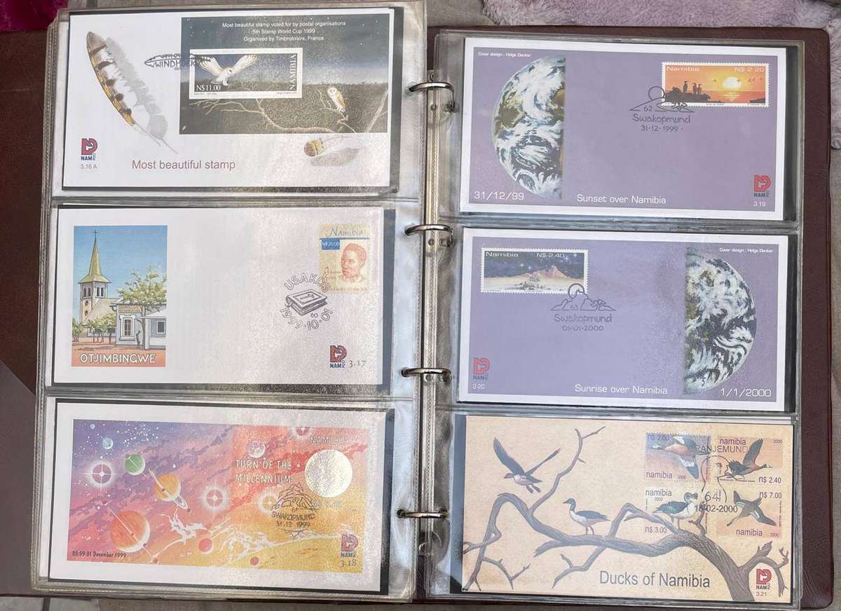 NAMIBIA - 1990 - 2000 - 78 ATTRACTIVE COLOURFUL FDC'S IN ALBUM HAVE A LOOK
