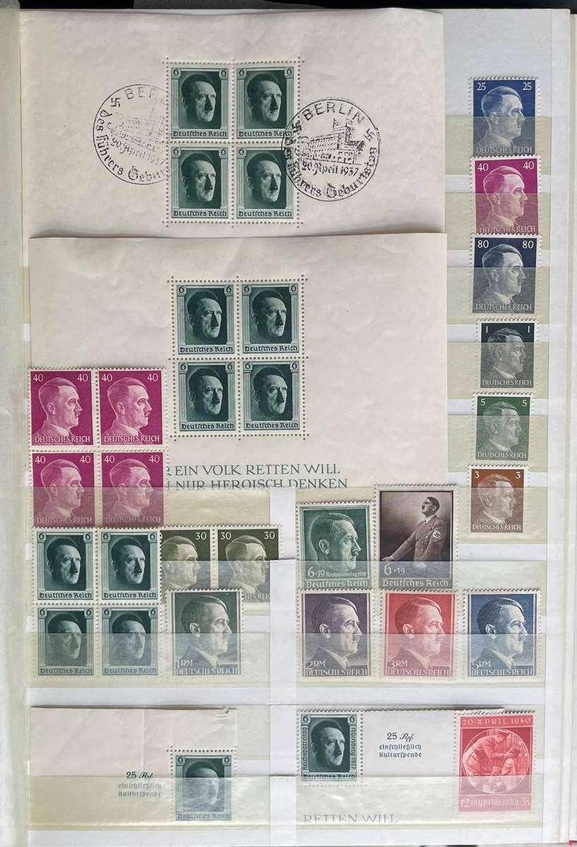 Germany 1937 Hitler Heads & Birthday Releases MNH & MH